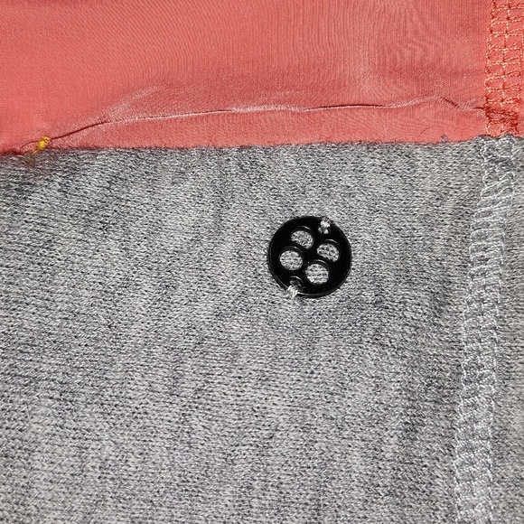 Sweaty Betty sweater top size small gray front semi cheer back - Picture 4 of 6